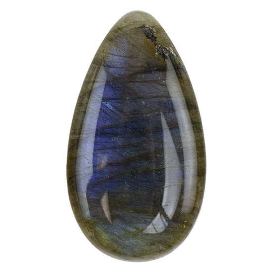 Labradorite Gemstone – Teardrop Cabochon 22.5mm x 40mm – Pkg/1 Online Sale