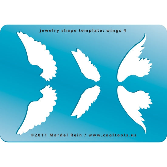 Jewelry Shape Template – Wings 4 Discount