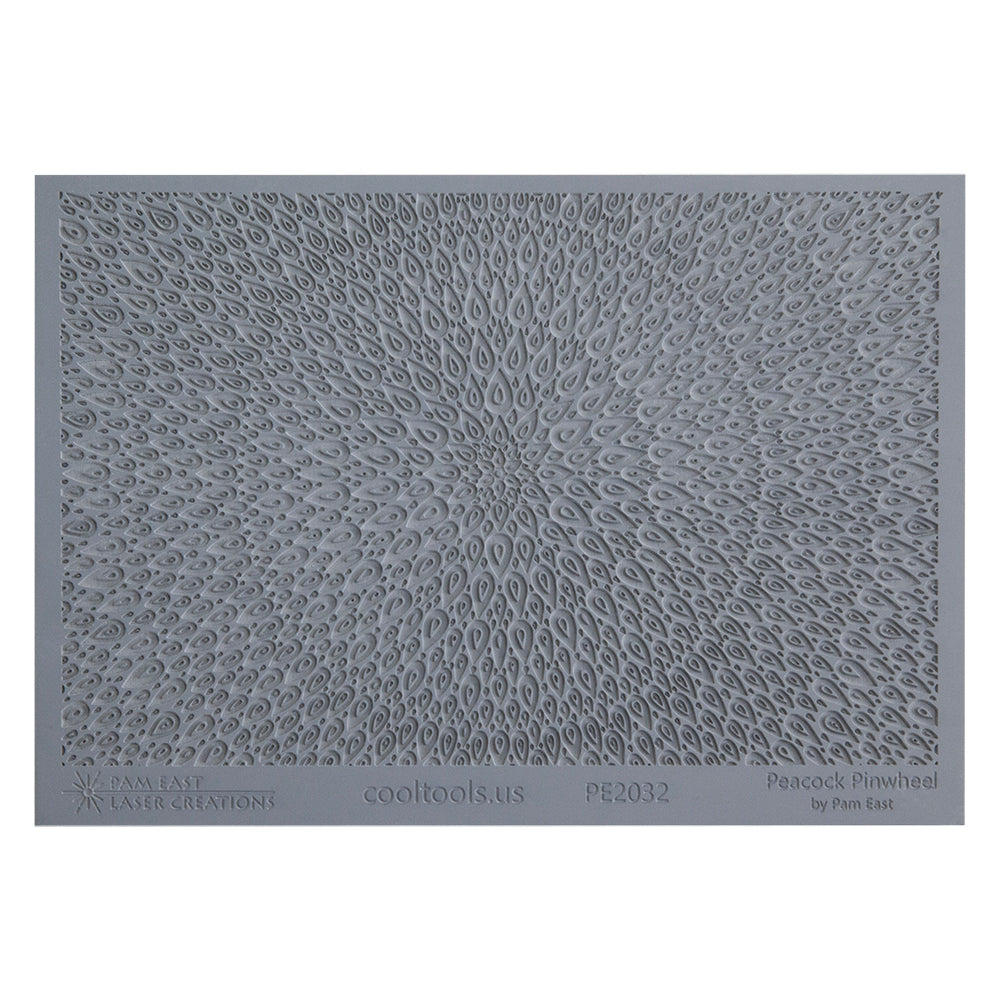 Pam East Texture Mat – Peacock Pinwheel Supply