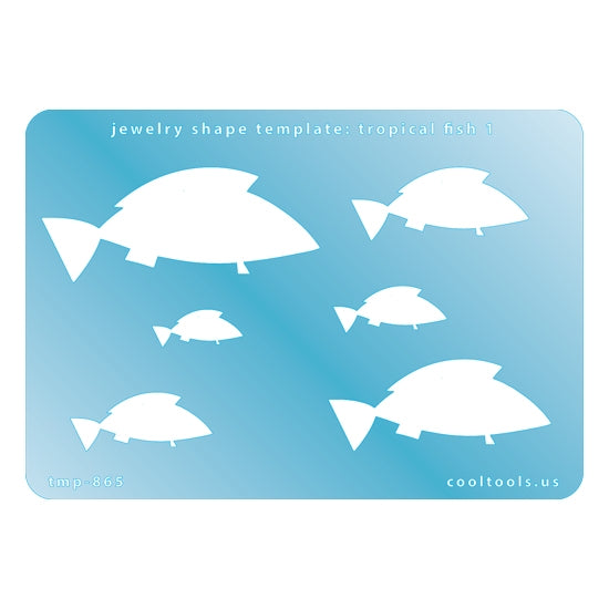 Jewelry Shape Template – Tropical Fish 1 Sale