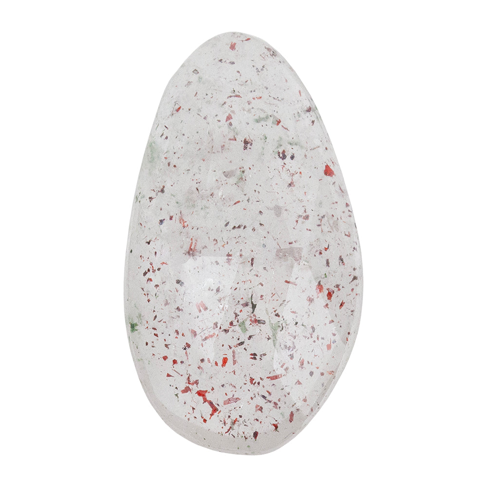 Lepidocrocite Quartz – Faceted Pear Cabochon 22mm x 12mm Pkg/1 Hot on Sale