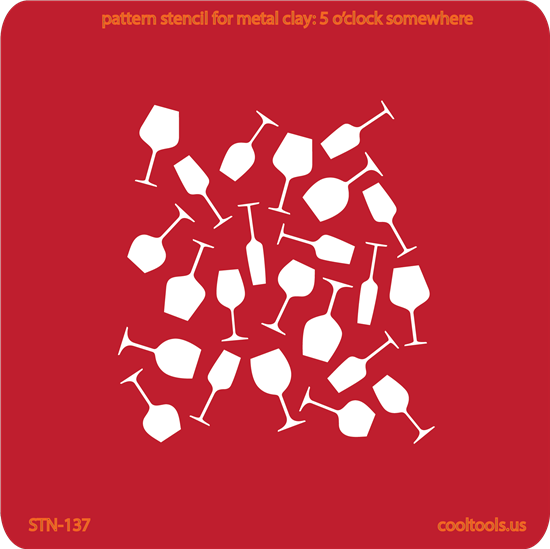 Pattern Stencil for Metal Clay – 5 O’clock Somewhere Online