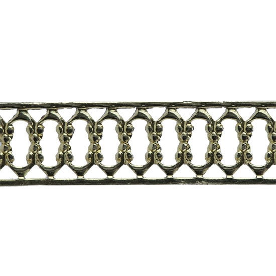 Patterned Wire – Brass – Woven Edges 26 gauge Dead Soft – 6″ Min Discount