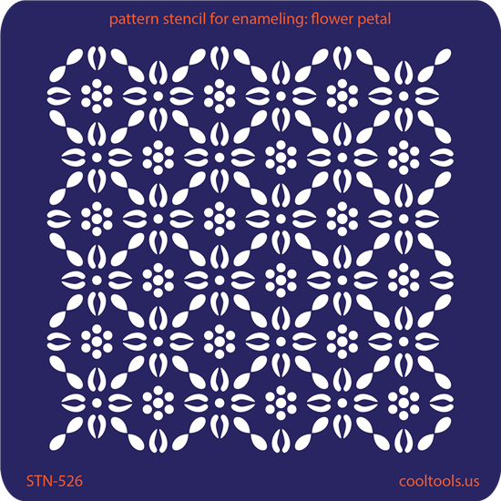Pattern Stencil for Enameling – Flower Petal Online Hot Sale