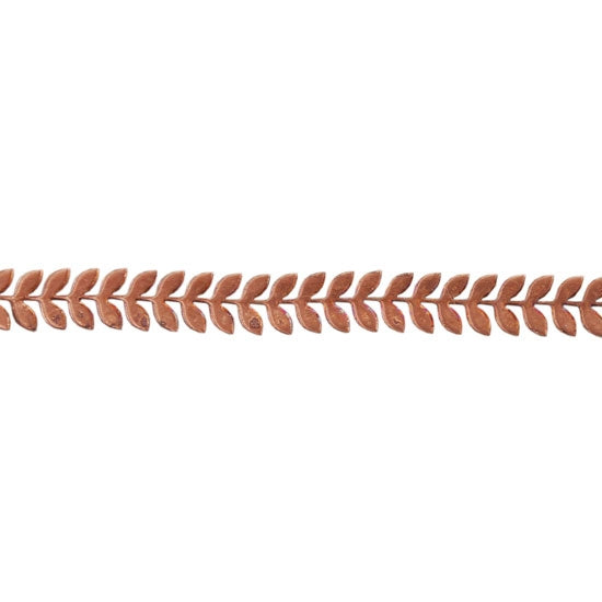 Patterned Wire – Copper – Leaves #4 22 gauge Dead Soft – 6″ Min Online