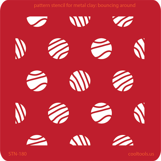 Pattern Stencil for Metal Clay – Bouncing Around Discount