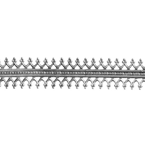 Patterned Wire – Sterling Silver – Double Gallery #1 24 gauge Dead Soft – 6″ Min Online now