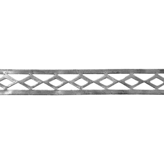 Patterned Wire – Sterling Silver – Edged Diamonds 24 gauge Dead Soft – 6″ Min Discount