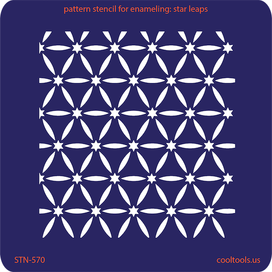 Pattern Stencil for Enameling – Star Leaps on Sale