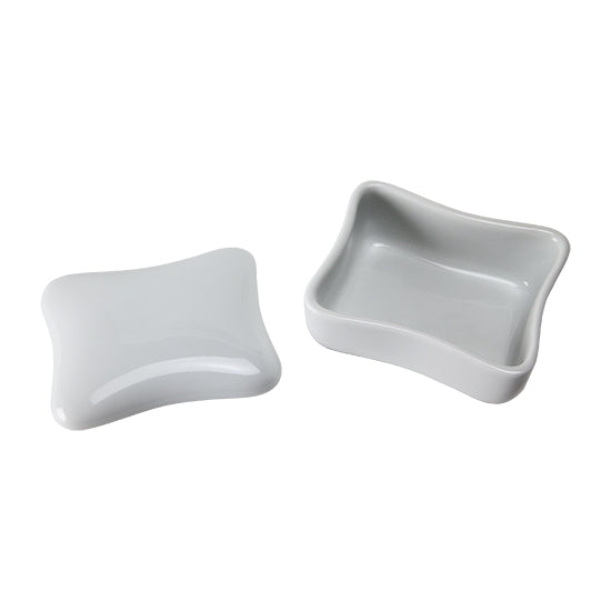 Porcelain Trinket Box – Rectangular 2-3/4″ Supply