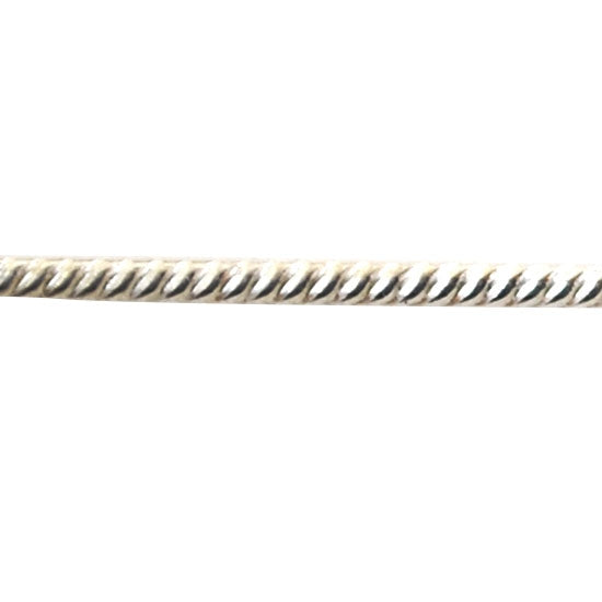 Patterned Wire – Sterling Silver – Rope #1 – 18 gauge Dead Soft – 6″ Min Fashion
