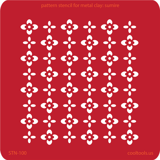 Pattern Stencil for Metal Clay – Sumire Supply