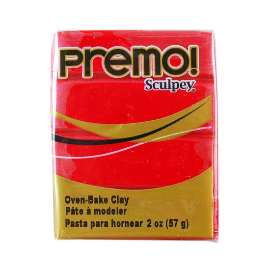 Premo Sculpey Polymer Clay – Pomegranate 2 oz block Supply
