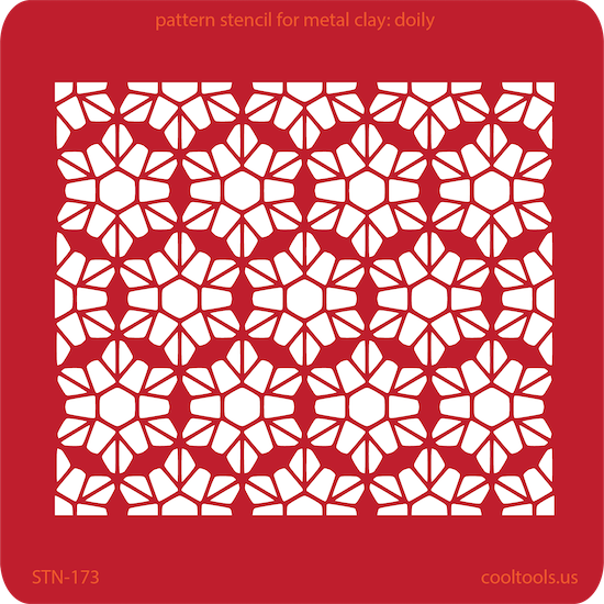 Pattern Stencil for Metal Clay – Doily Discount