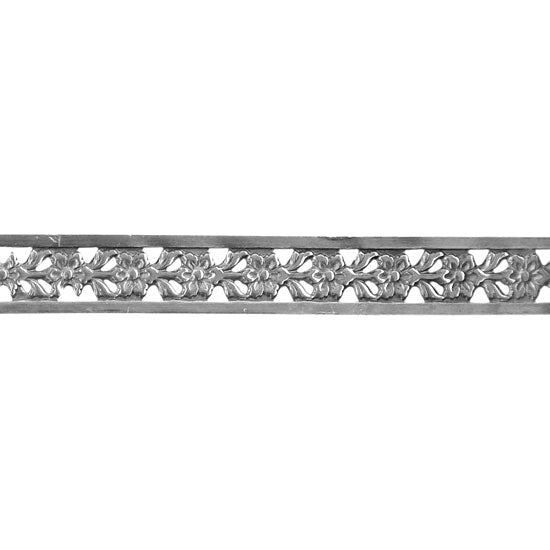 Patterned Wire – Sterling Silver – Edged Flower 22 gauge Dead Soft – 6″ Min Sale