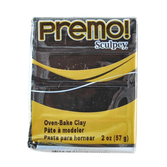 Premo Sculpey Polymer Clay – Black 2 oz block Fashion
