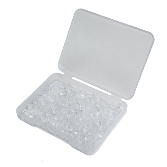 Plastic Ear Nuts – Soft Clear Safety Stoppers – Pkg/200 Supply