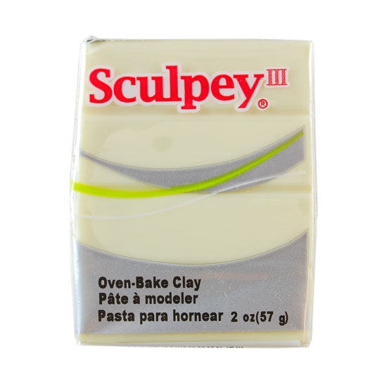 Sculpey III Polymer Clay – Glow in the Dark 2 oz block Online now