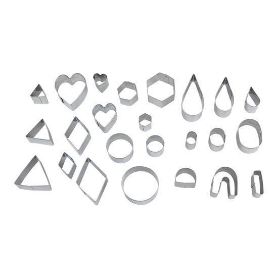 Stainless Steel Clay Cutters Set – Set/24 Online Sale