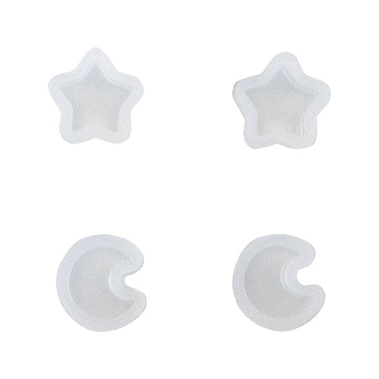 Silicone Jewelry Mold for Resin Moons & Stars – Pkg/4 on Sale