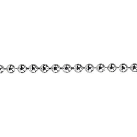Sterling Silver Ball Chain 2mm – 18 inch – Pkg/1 Fashion