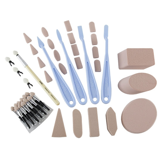 Sofft – Knife & Covers – 44 Piece Polymer Clay Starter Kit Supply