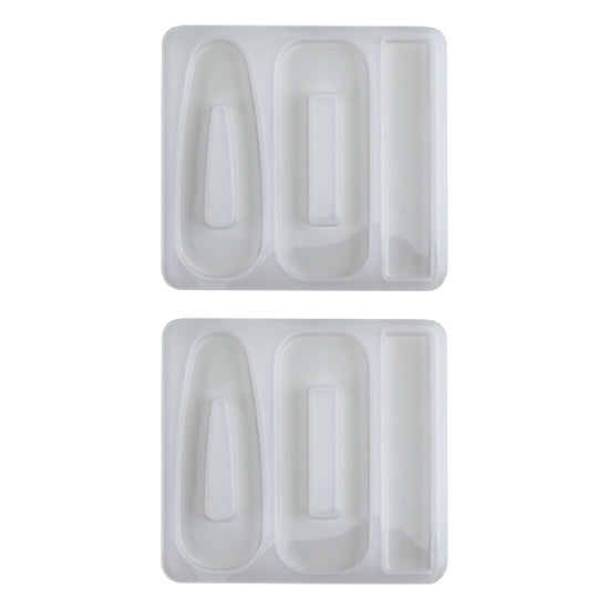 Silicone Jewelry Mold for Resin – Hair Clip – Pkg/2 on Sale