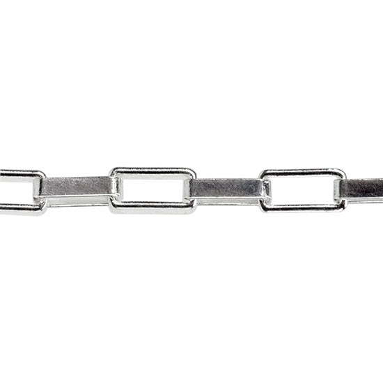 Sterling Silver Open Box Chain 1.6mm – By the Foot on Sale