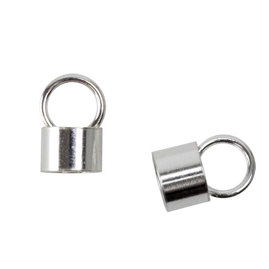 Sterling Silver Bright End Cap Discount