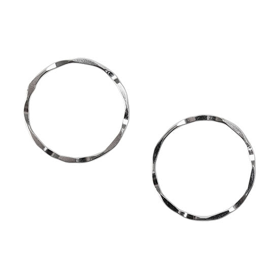 Sterling Silver Hammered Ring Closed Online now