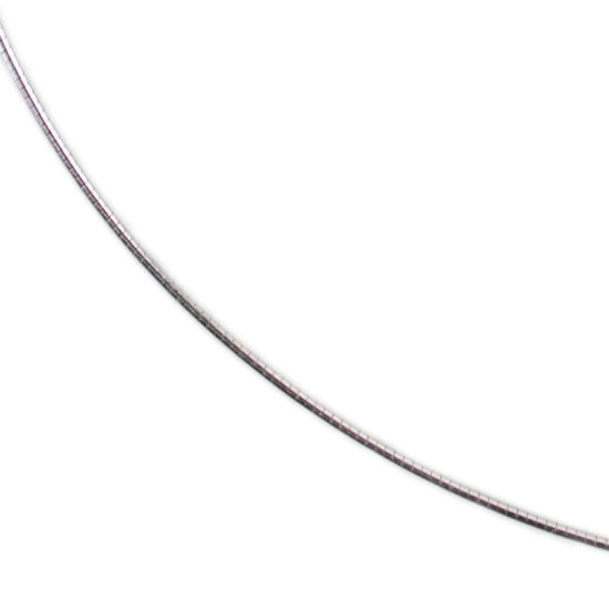 Sterling Silver Antiqued Round Beaded Omega 18″ Online Sale