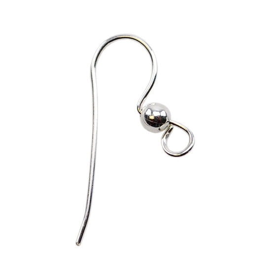 Sterling Silver Earwires – Large Loop & Ball – Pkg/10 Online