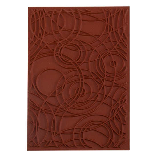 Rubber Enameling Stamp – Circles Background Discount