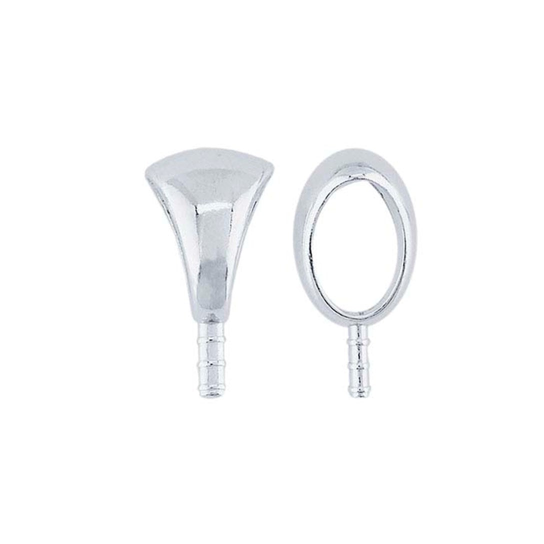 Silver Embeddable Pendant Bail Discount