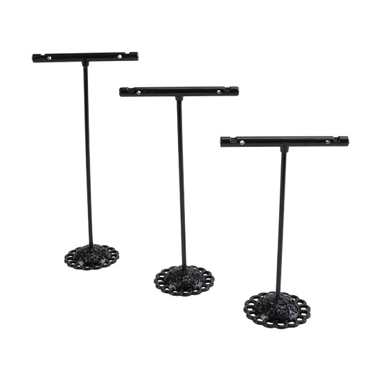 T Bar Earring Display – Black Color – Set/3 Online Hot Sale