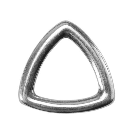 Silver Plate Jump Ring – Trillion Small 8.7mm Pkg/2 Online Sale