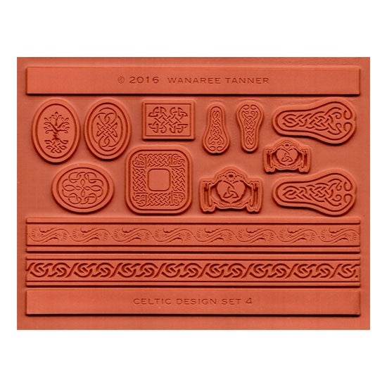 Wanaree Tanner Signature Texture Plate – Trinity Claddagh & Tree of Life Hot on Sale