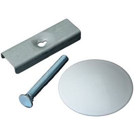 1-3/4-Inch Diameter White Powder-Coated Steel Sink Hole Cover Supply