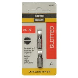 1-In. 2-Pack #6 Slotted Insert Bit Tip on Sale