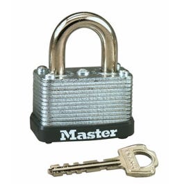 1-1/2 In. Keyed Padlock, Laminated Warded Steel Supply