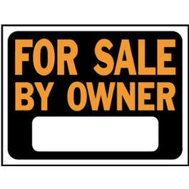 “For Sale By Owner” Sign, Plastic, 9 x 12-In. Discount