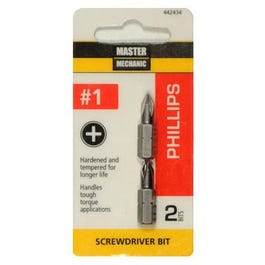 #1 Phillips Insert Bit Tip, 2 Pack Online Sale