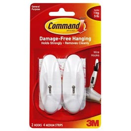 1 x 3 x 1.5-Inch Medium Wire Hook Supply
