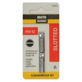 1-In. 2-Pack #10 Slotted Insert Bit Tip Discount