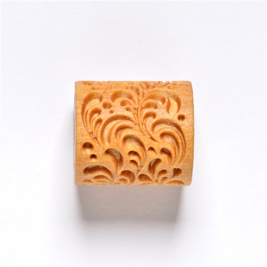 Wooden Mini Roller – Funky Floral 20mm Online Hot Sale