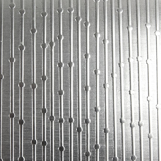 Textured Metal – Beaded Curtain – Sterling Silver Online now