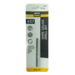 #37 2-1/2-In. Wire Gauge Drill Bit, Black Oxide Fashion