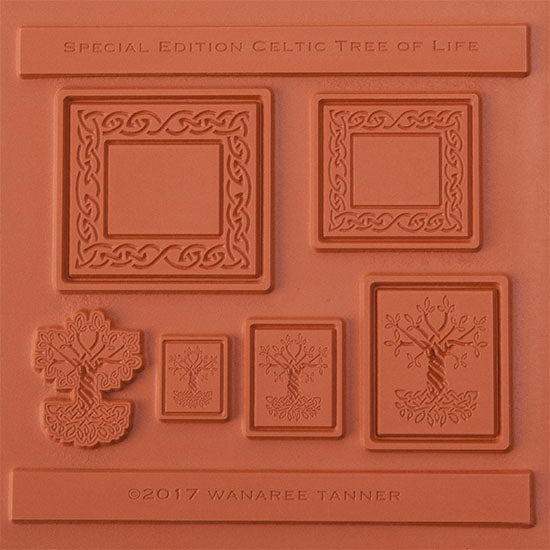 Wanaree Tanner Texture Plate – Special Edition Celtic Tree of Life Sale