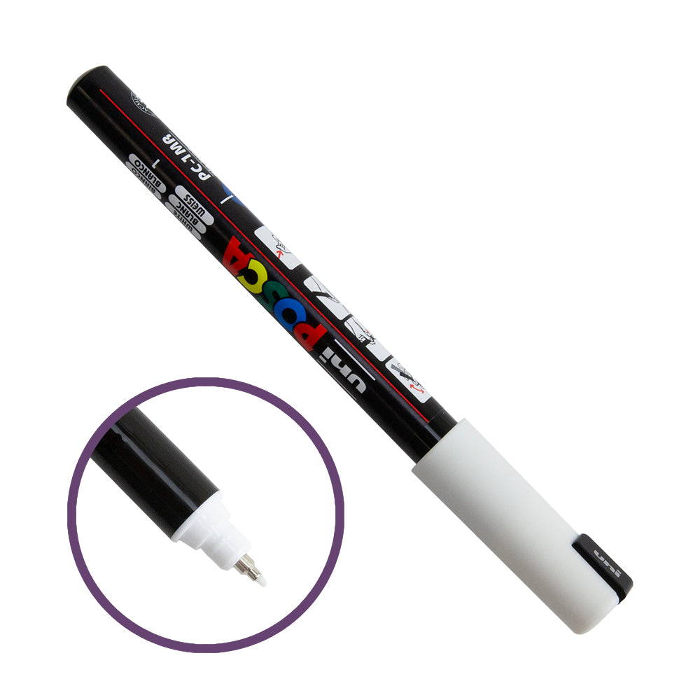Uni Posca Paint Pen – Ultra Fine Tip – White Fashion