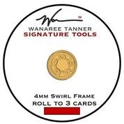 Wanaree Tanner Die Cut Tool Head – 4mm Swirl Frame on Sale